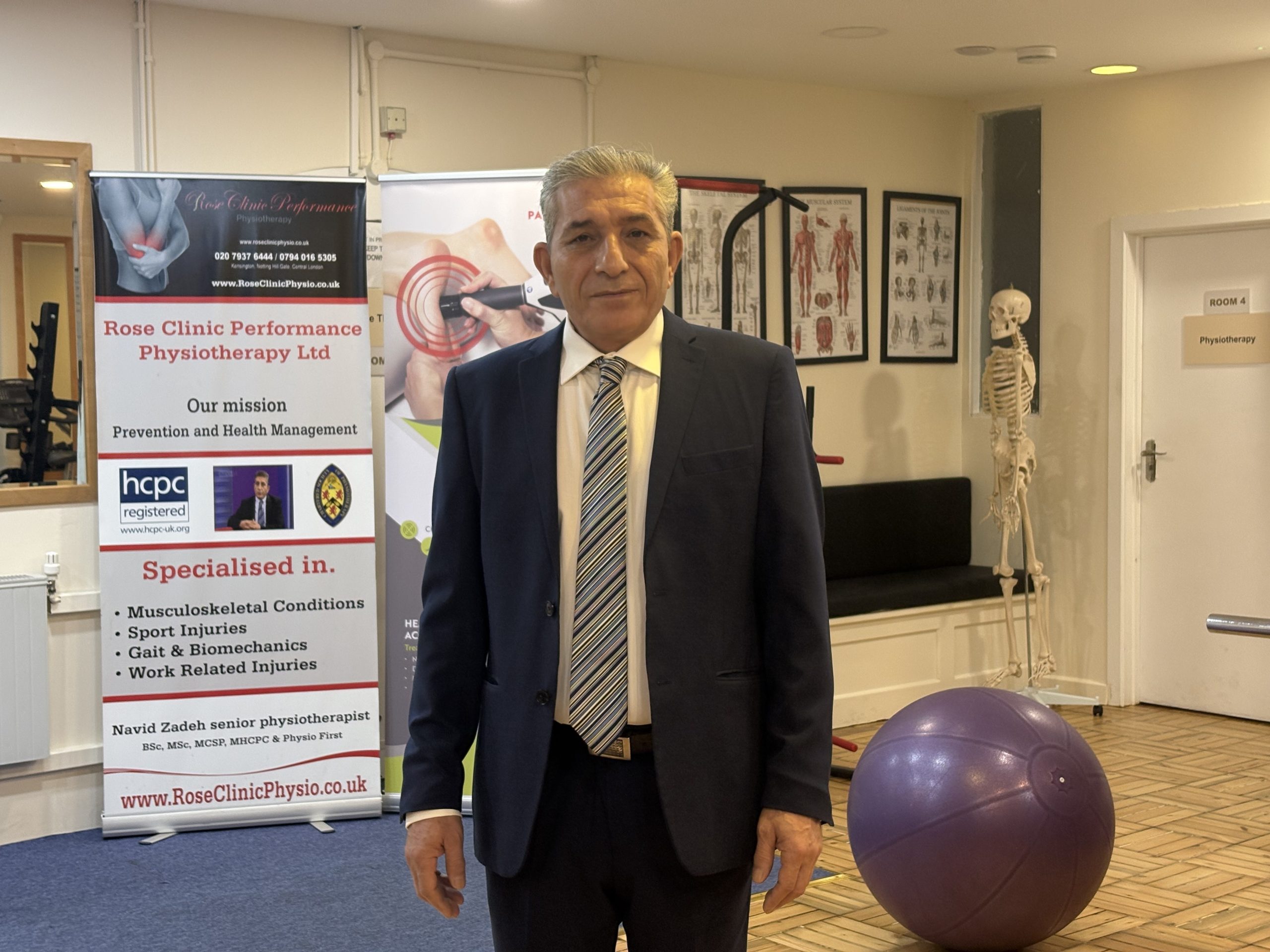 Chartered physiotherapy team