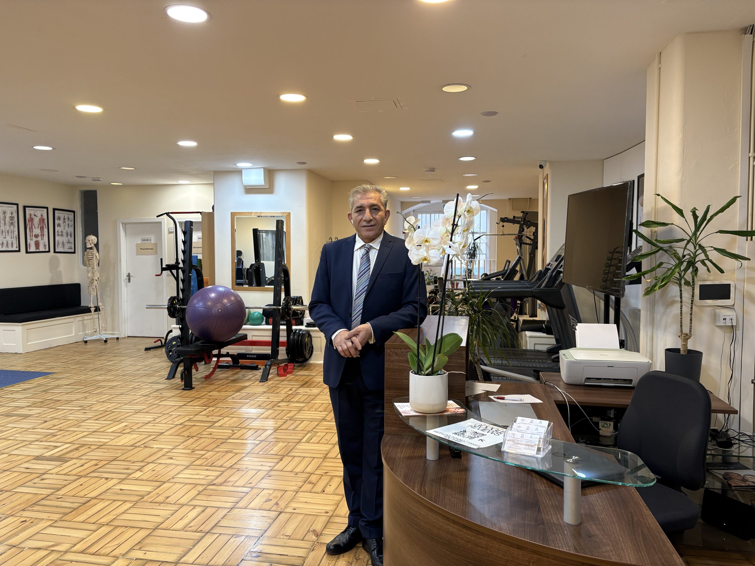 Rose Clinic physiotherapy practice interior