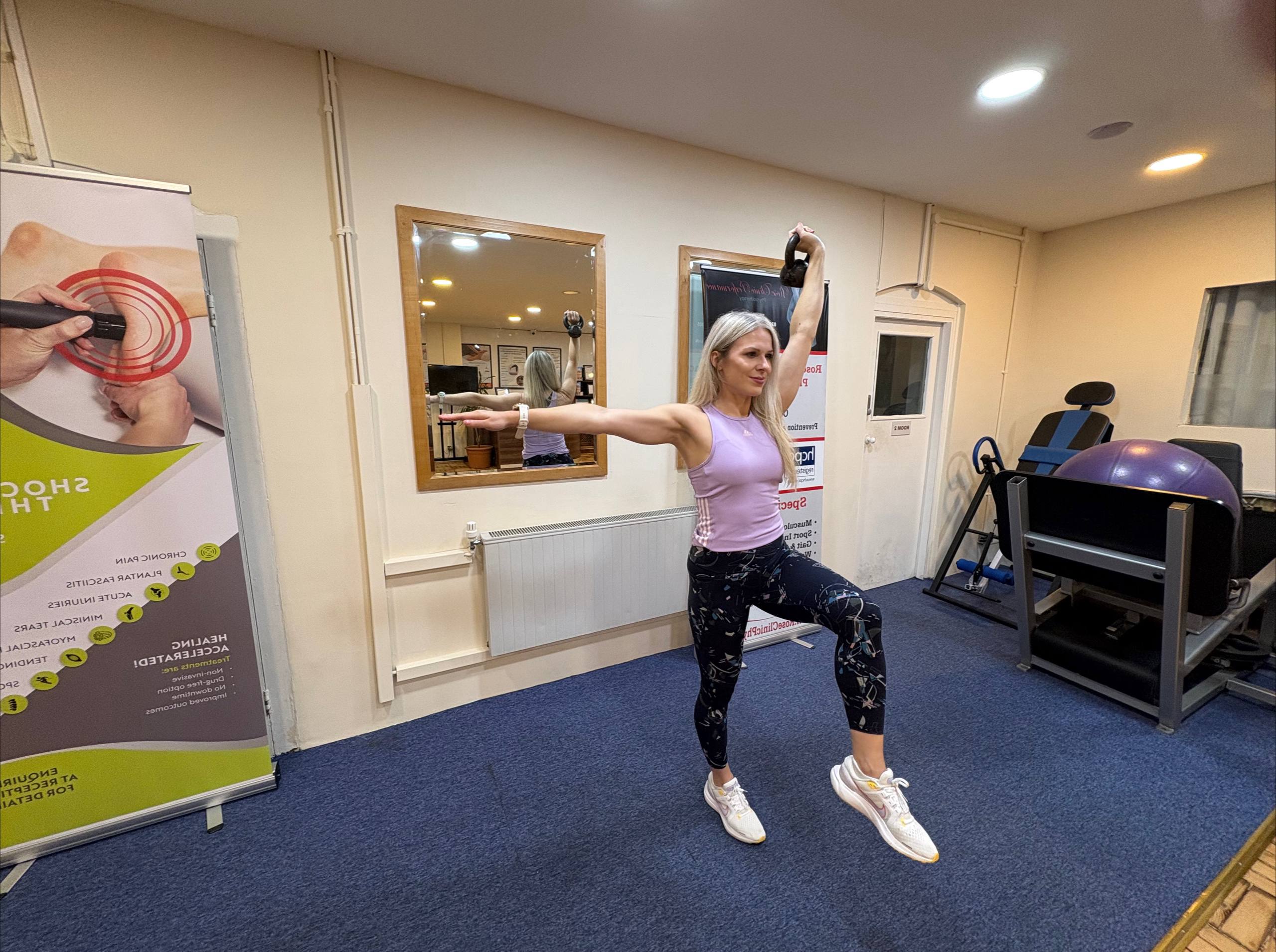 Rose Clinic physiotherapy treatment room